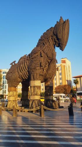 Trojan horse from the movie Troy in Canakkale