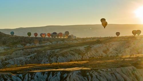 Hot Air Balloons at sunrise