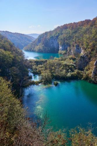 Plitvce lakes from above